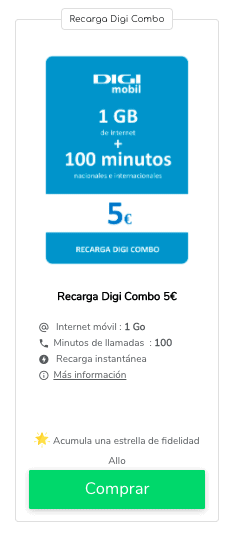 Recarga digi mobil