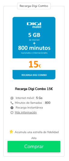 Recarga digi mobil