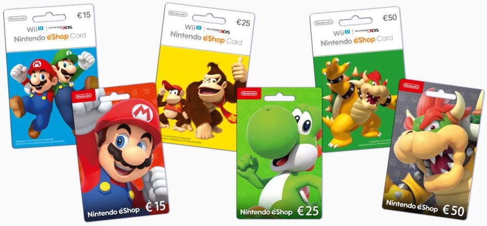Carte cadeau Nintendo : carte prépayée