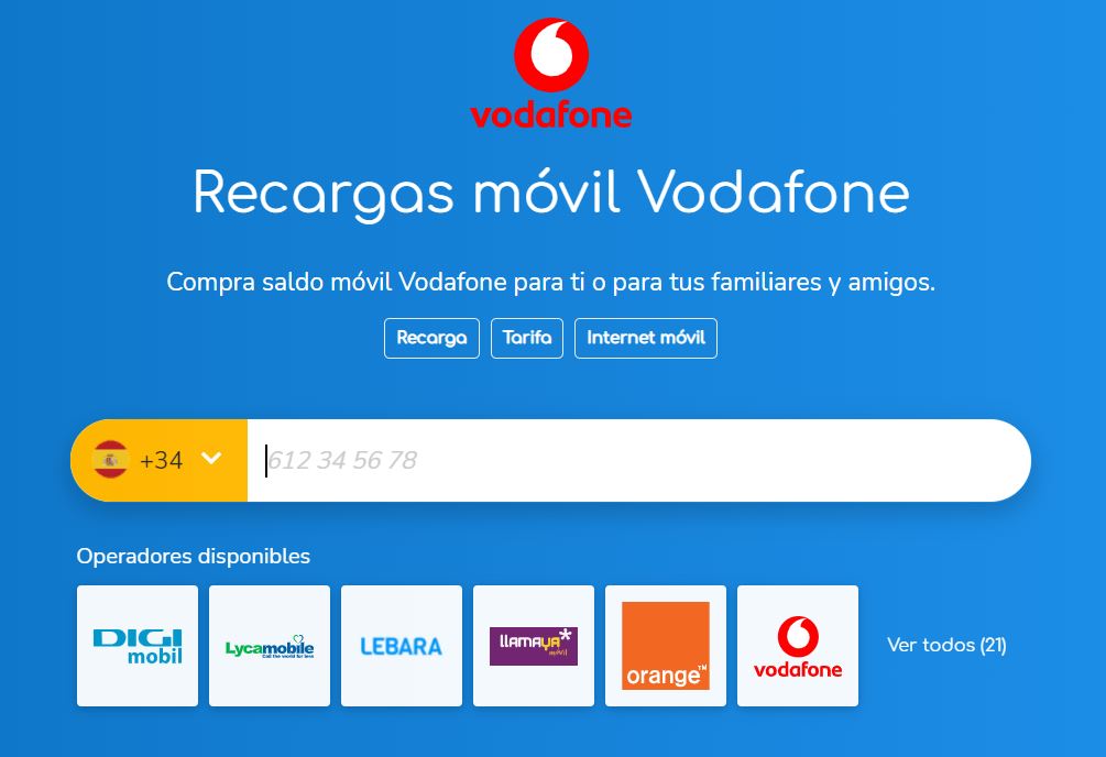 Planes Vodafone: toda la información